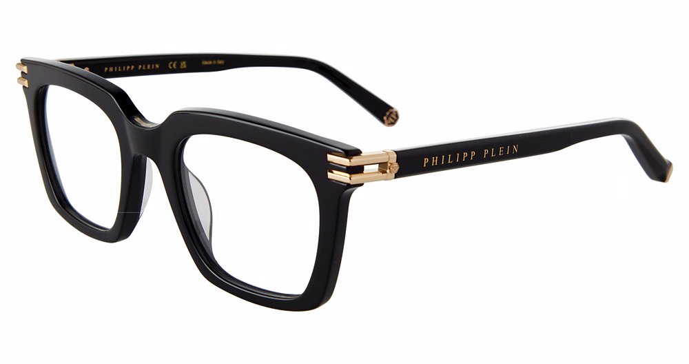 PHILIPP PLEIN OPTICAL VPP115M Eyeglasses BLACK-0700 51mm
