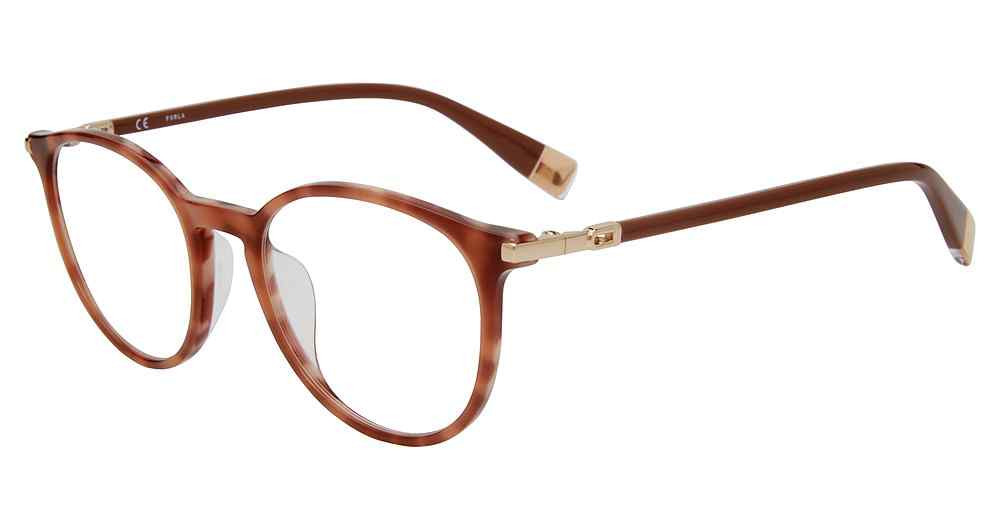 FURLA OPTICAL VFU591 Eyeglasses TORTOISE-0AP8 50mm