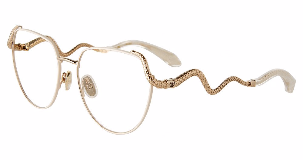 ROBERTO CAVALLI OPTICAL VRC053M Eyeglasses LIGHT-GOLD-0SNA 55mm