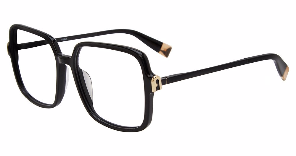 FURLA OPTICAL VFU632 Eyeglasses BLACK-0700 55mm