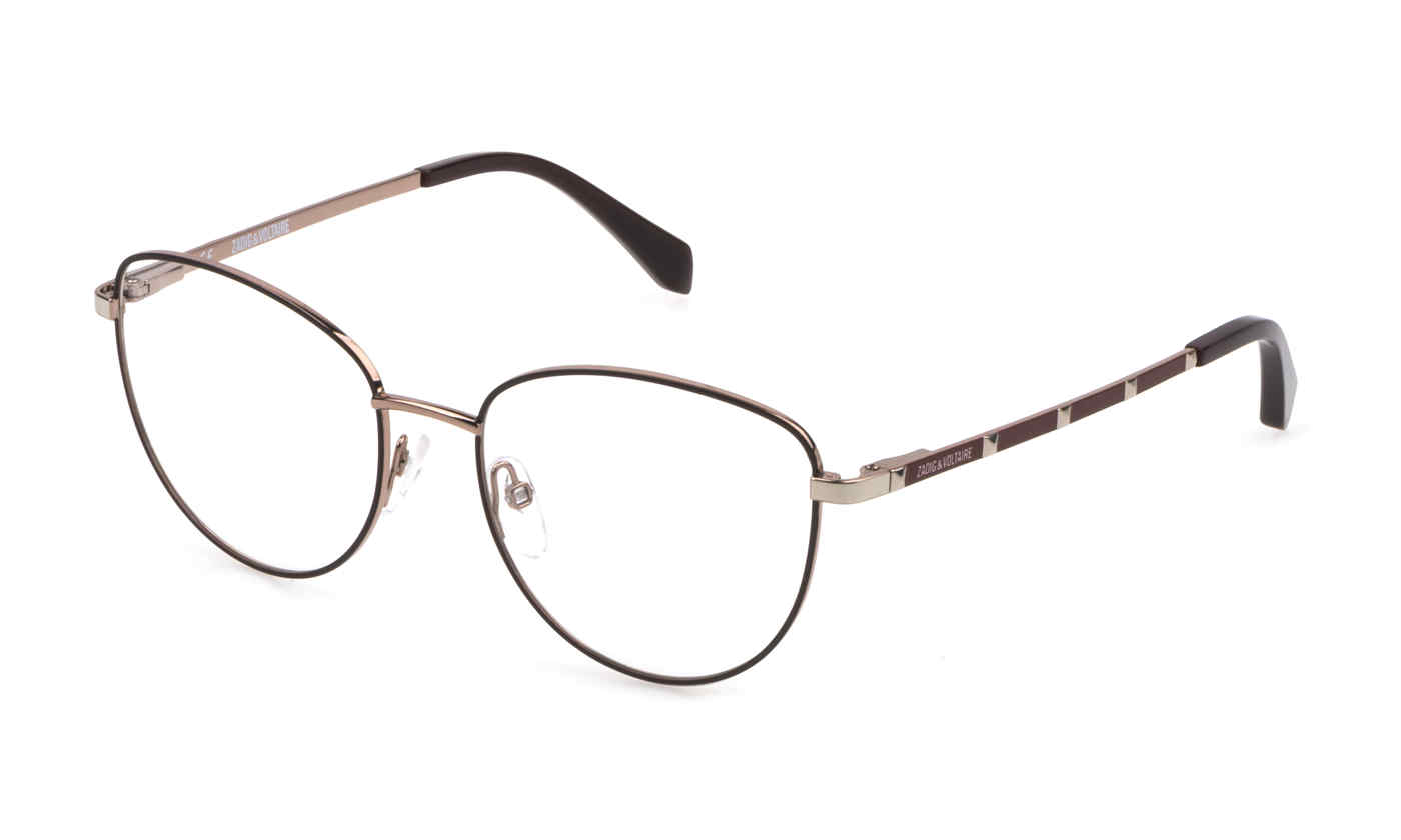 ZADIG & VOLTAIRE OPTICAL VZV311 Eyeglasses RED-GOLD-W-COLORS-0E59 52mm