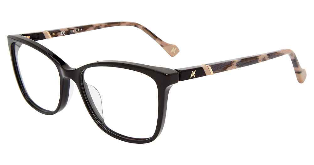 YALEA OPTICAL VYA008 Eyeglasses BLACK-700Y 54mm
