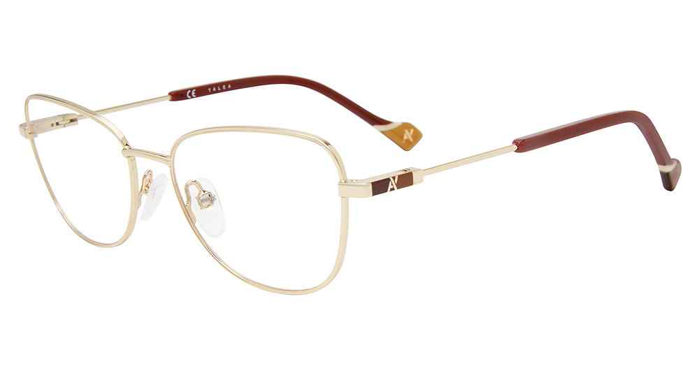YALEA OPTICAL VYA023L Eyeglasses GOLD-0300 51mm