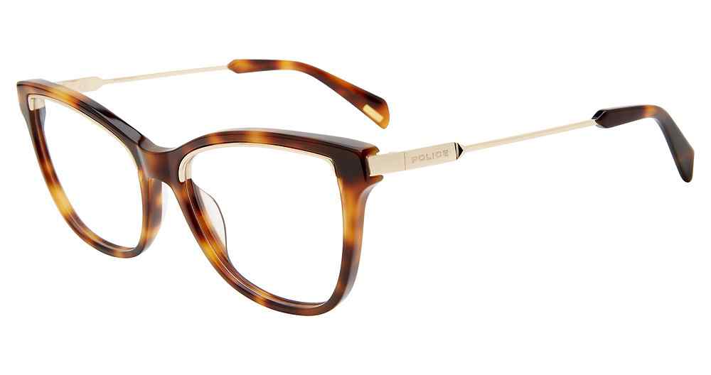 POLICE OPTICAL VPLC30V Eyeglasses BROWN-9AJV 54mm