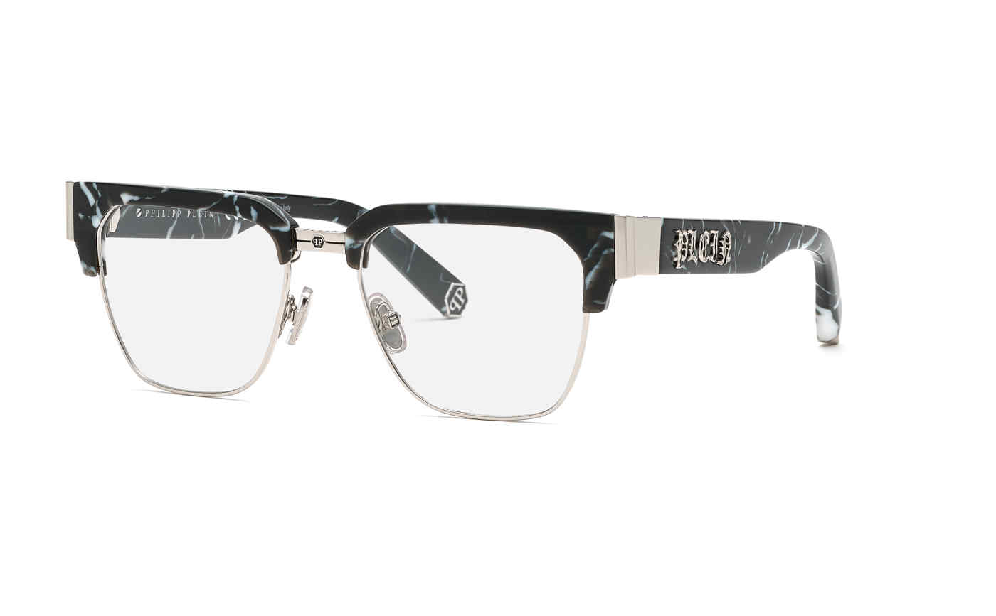 PHILIPP PLEIN OPTICAL VPP113M Eyeglasses MARBLED-BLACK-0Z21 53mm
