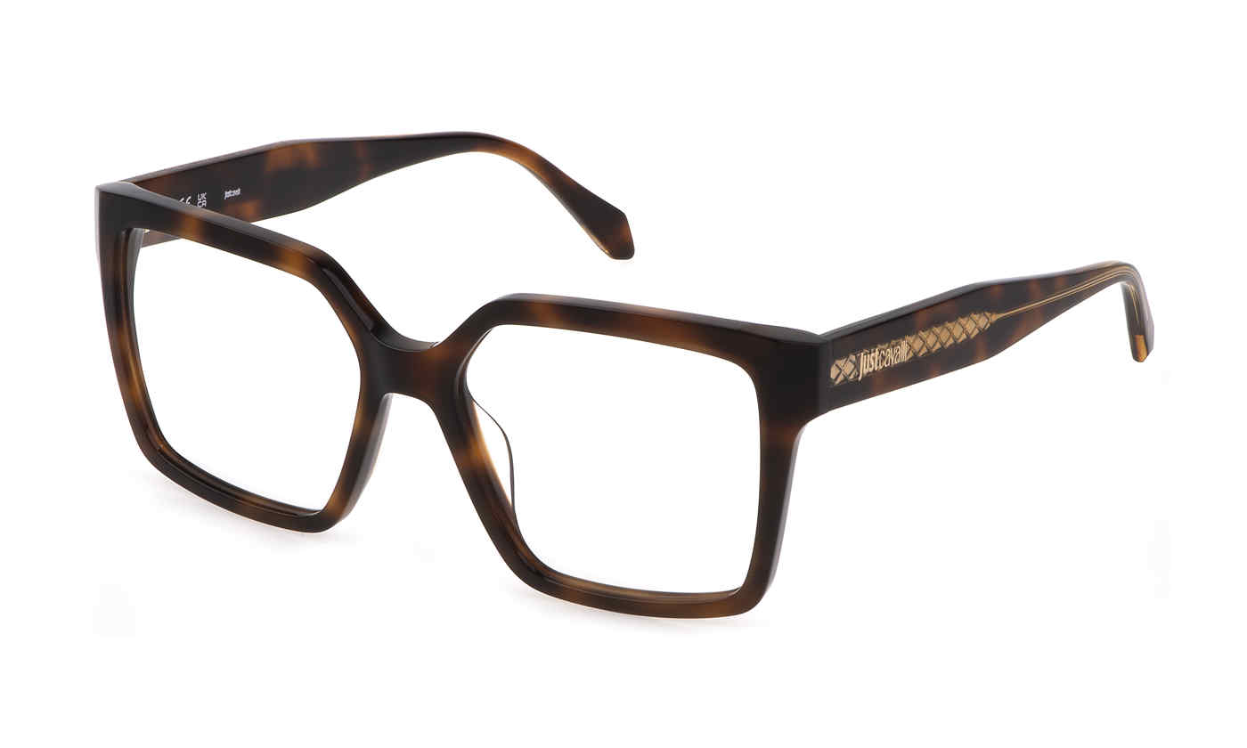 JUST CAVALLI OPTICAL VJC006 Eyeglasses HAVANA-BROWN-09AJ 53mm