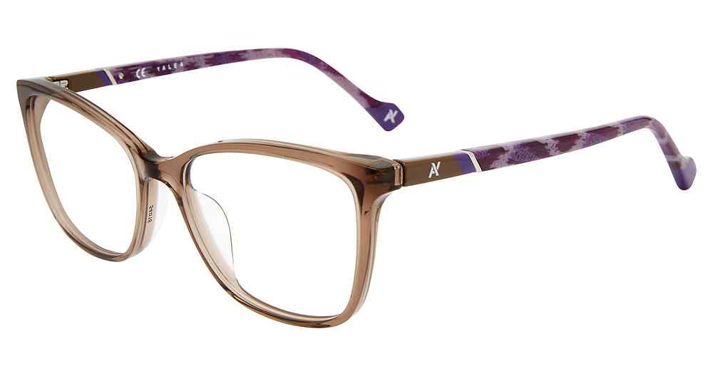 YALEA OPTICAL VYA008 Eyeglasses BROWN-0ALV 54mm