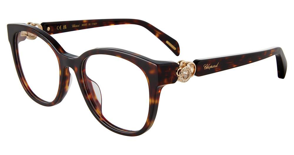 CHOPARD OPTICAL VCH356S Eyeglasses HAVANA-0909 53mm