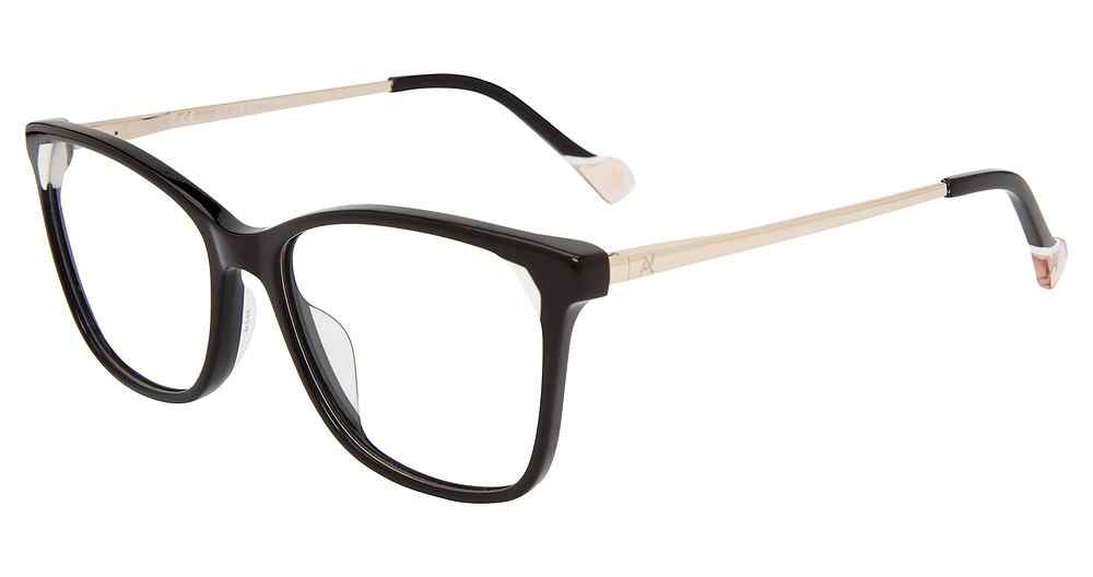 YALEA OPTICAL VYA009 Eyeglasses BLACK-700 54mm