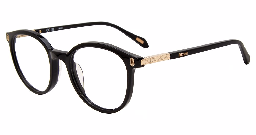 JUST CAVALLI OPTICAL VJC011 Eyeglasses BLACK–0700 50mm