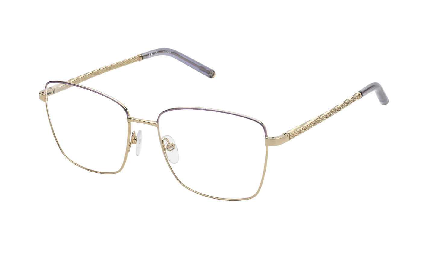 ESCADA OPTICAL VESD76 Eyeglasses ROSE–GOLD-W-LILAC-0F78 55mm