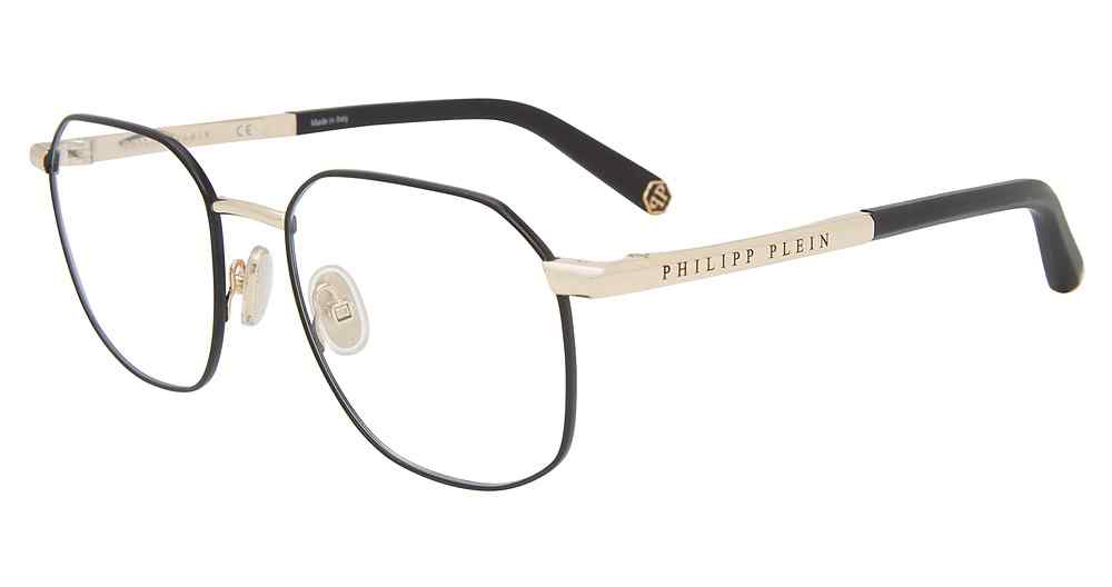 PHILIPP PLEIN OPTICAL VPP020M Eyeglasses BLACK-0302 53mm