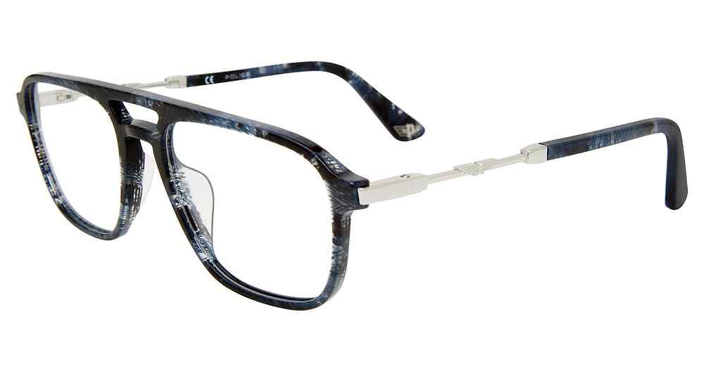 POLICE OPTICAL VPLD13 Eyeglasses BLUE-09PP 53mm