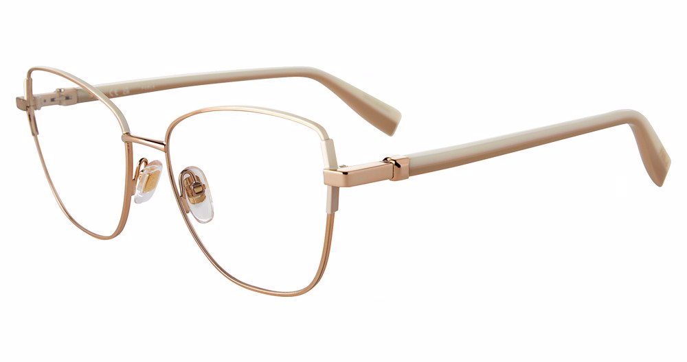 FURLA OPTICAL VFU727 Eyeglasses SHINY-COPPER-GOLD-02AM 54mm