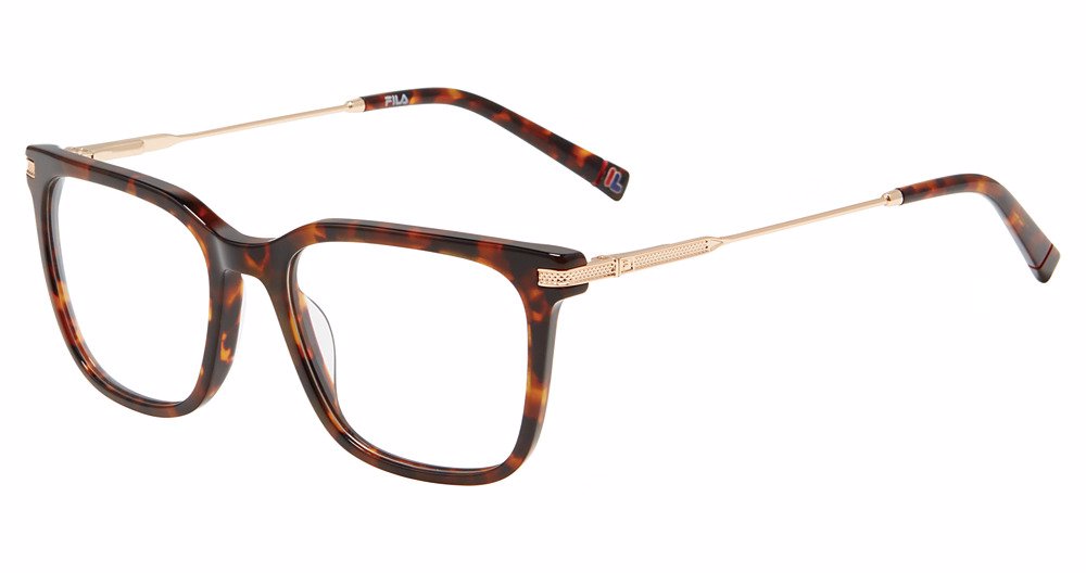 FILA OPTICAL VFI732 Eyeglasses YELLOW-HAVANA-0722 52mm