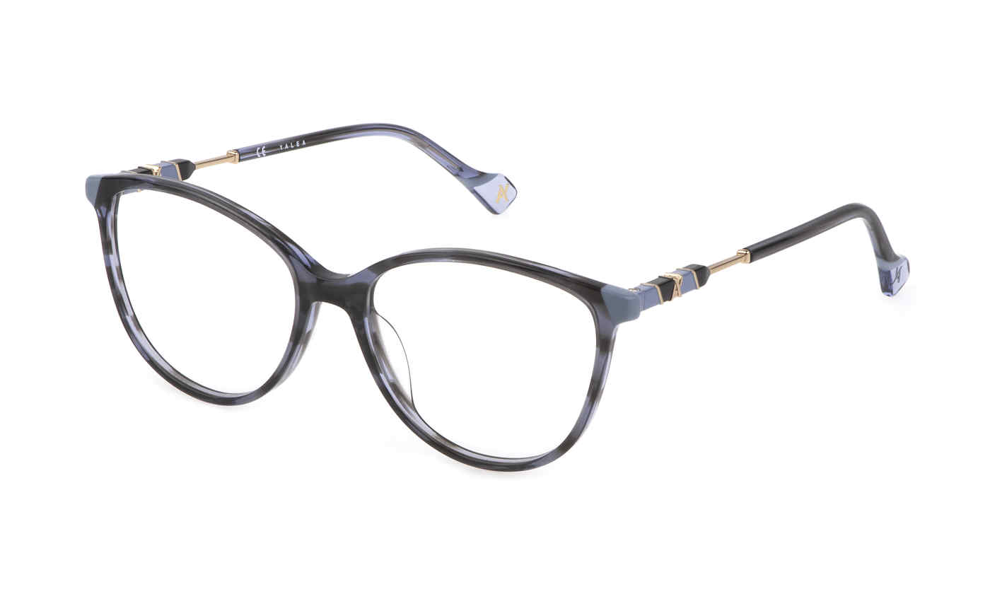 YALEA OPTICAL VYA071 Eyeglasses STRIPED-GREY-01EX 53mm