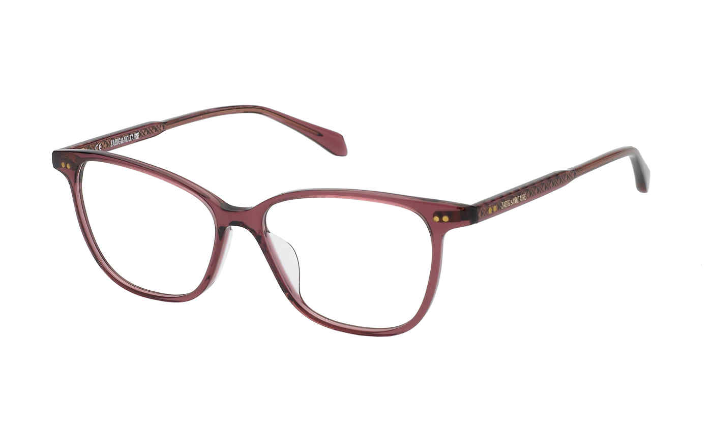 ZADIG & VOLTAIRE OPTICAL VZV332 Eyeglasses BORDEAUX-01CK 54mm