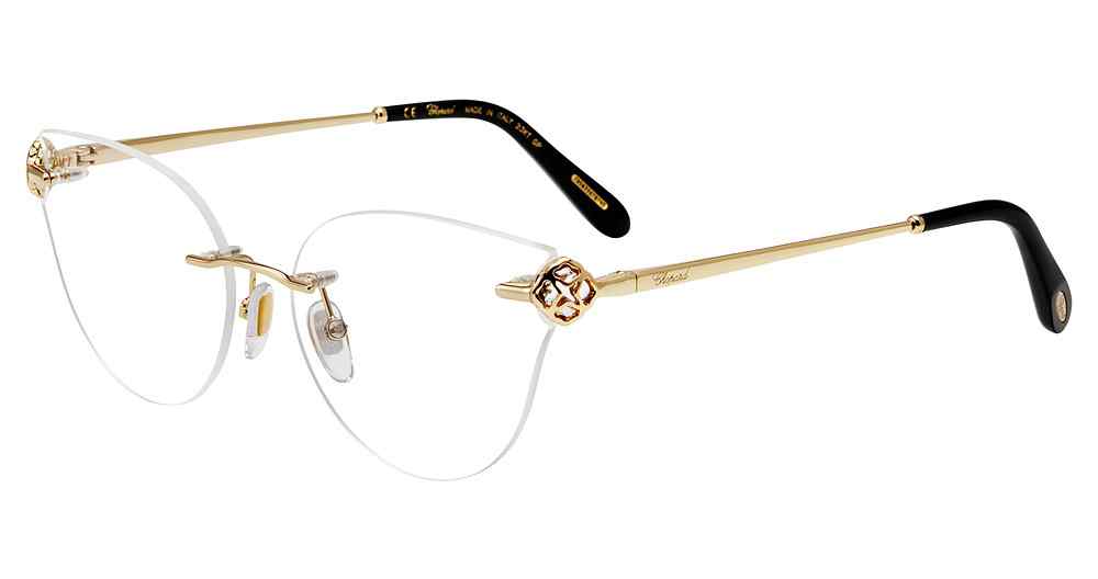 CHOPARD OPTICAL VCHF87S Eyeglasses ROSE-GOLD-300K 58mm