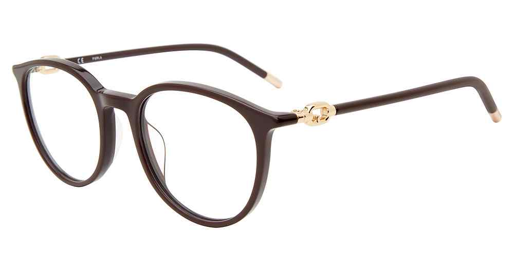 FURLA OPTICAL VFU548 Eyeglasses PURPLE-09HB 51mm