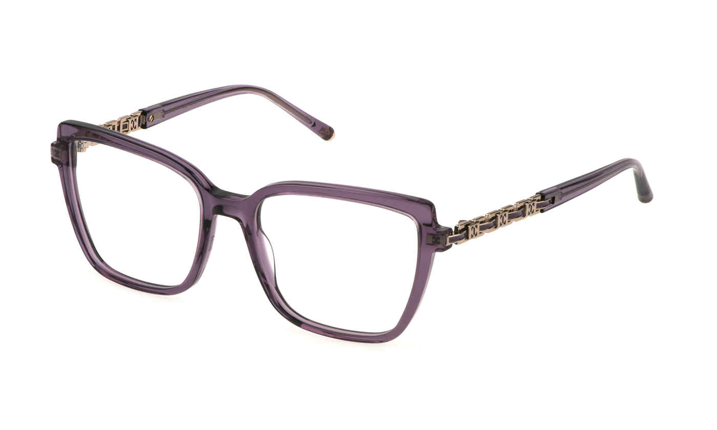 ESCADA OPTICAL VESE06 Eyeglasses SHINY-TRANSP.VIOLET-0916 54mm