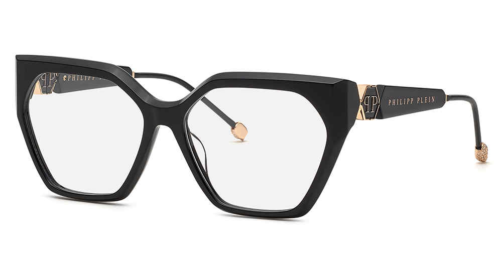 PHILIPP PLEIN OPTICAL VPP068S Eyeglasses BLACK-0700 57mm