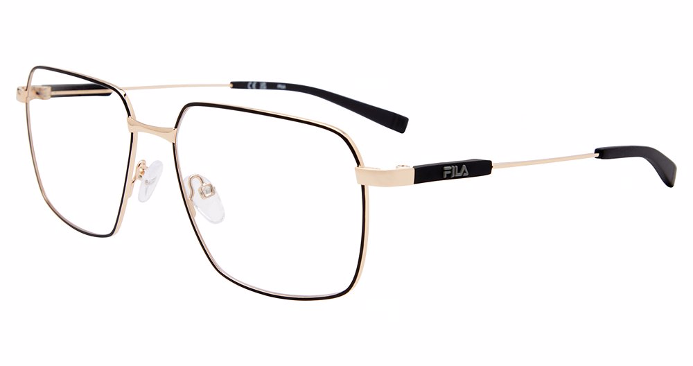 FILA OPTICAL VFI534 Eyeglasses ROSE-GOLD-BLACK-0302 56mm