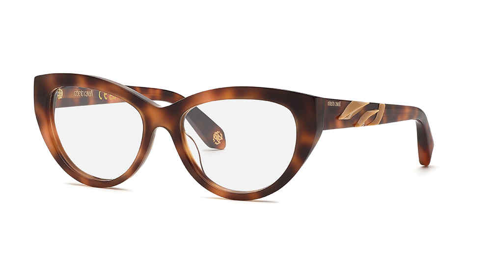 ROBERTO CAVALLI OPTICAL VRC024M Eyeglasses DARK-HAVANA–02BV 53mm
