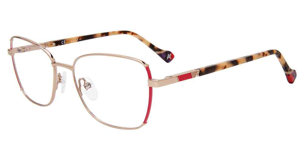 YALEA OPTICAL VYA040 Eyeglasses ROSE-0E59 52mm
