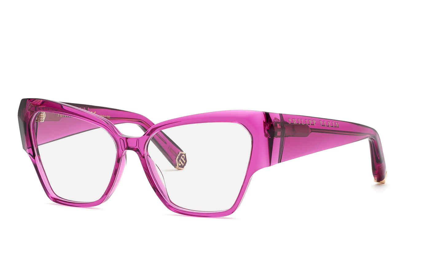 PHILIPP PLEIN OPTICAL VPP100 Eyeglasses CYCLAMEN--01F5 55mm