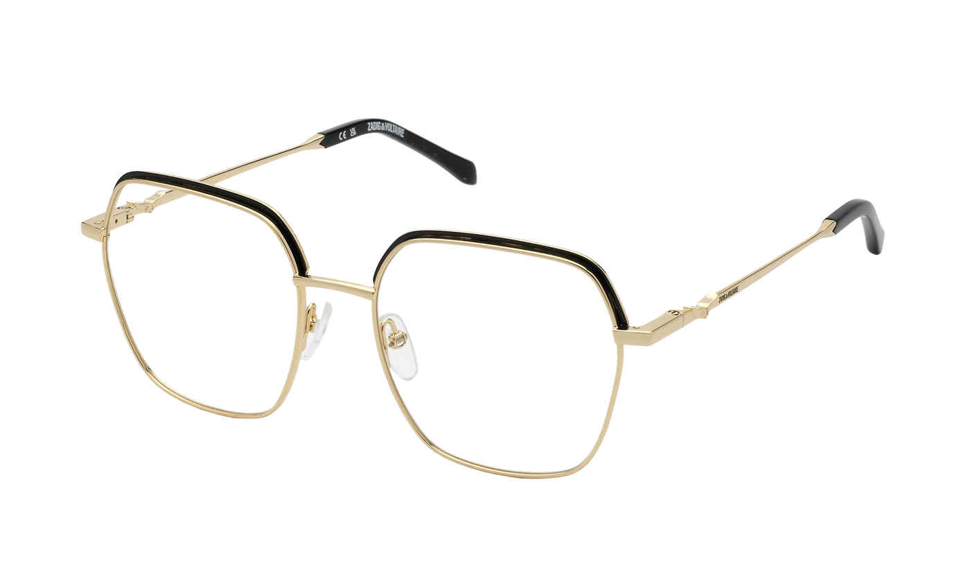 ZADIG & VOLTAIRE OPTICAL VZV393 Eyeglasses ROSE-GOLD-BLACK-0301 53mm