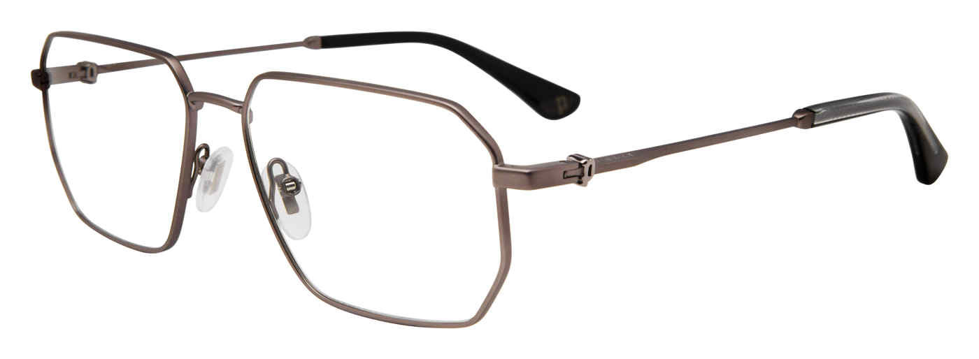 POLICE OPTICAL VPLN23 Eyeglasses RUTHENIUM-SANDBLASTED-E56Y 55mm