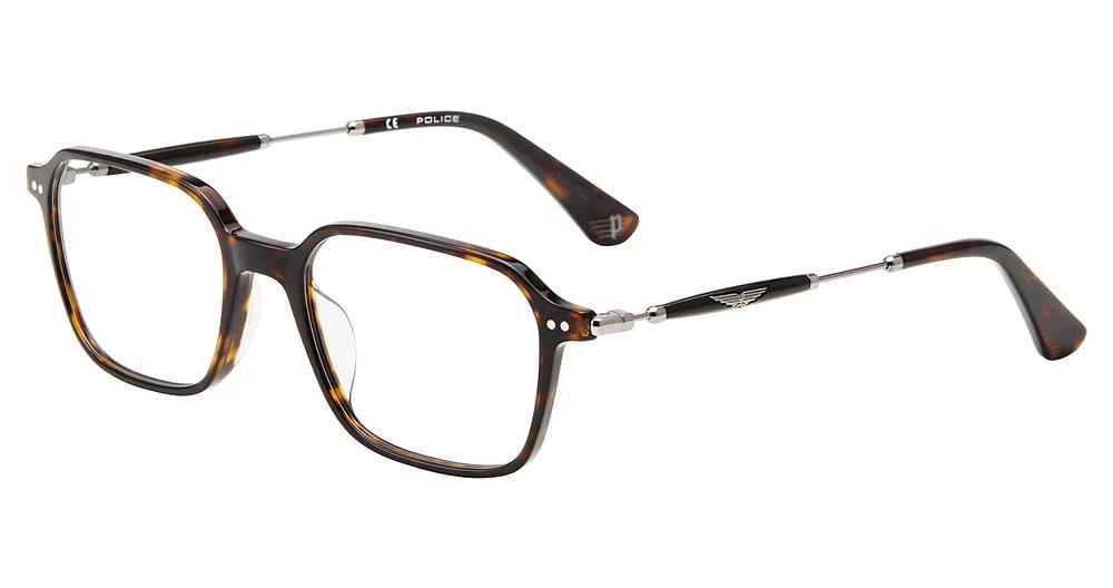 POLICE OPTICAL VPLE98 Eyeglasses BROWN-0722 52mm