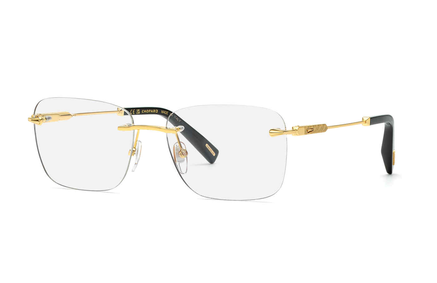 CHOPARD OPTICAL VCHG58 Eyeglasses YELLOW-GOLD---0400 57mm