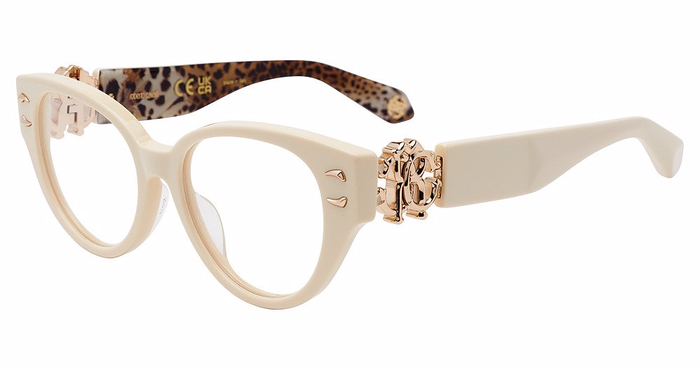 ROBERTO CAVALLI OPTICAL VRC076M Eyeglasses FULL-CREAM-09X7 52mm