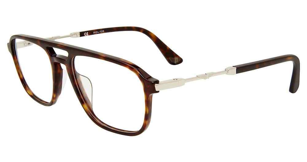 POLICE OPTICAL VPLD13 Eyeglasses TORTOISE-0722 53mm