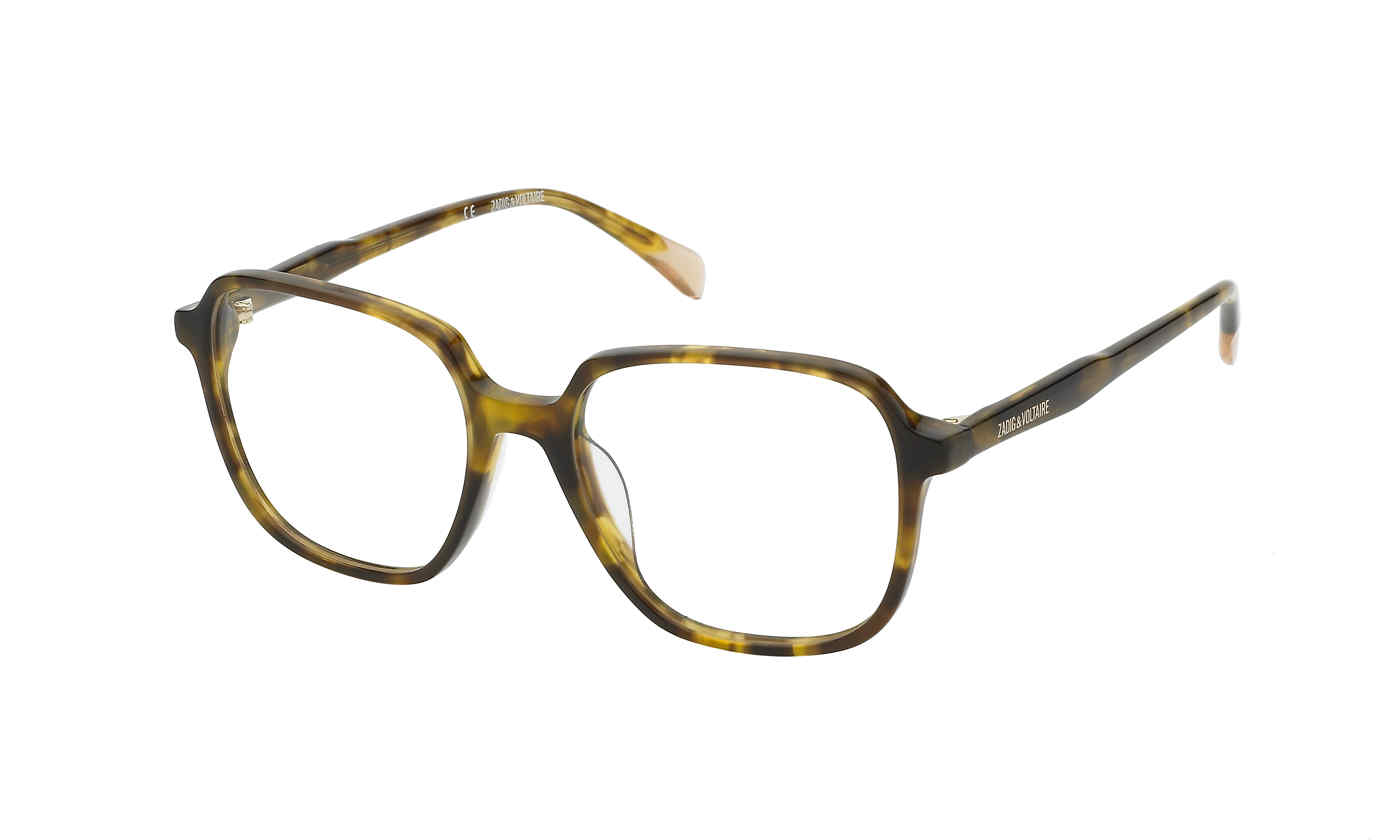 ZADIG & VOLTAIRE OPTICAL VZV340 Eyeglasses HONEY-HAVANA-0960 52mm