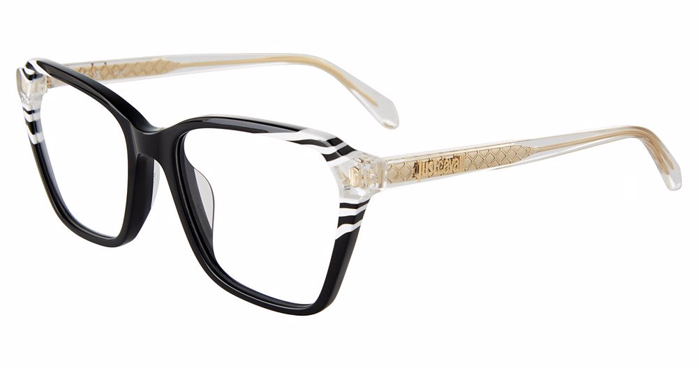 JUST CAVALLI OPTICAL VJC048 Eyeglasses SHINY-BLACK-0700 54mm