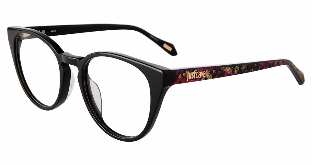 JUST CAVALLI OPTICAL VJC046 Eyeglasses SHINY-BLACK-700Y 51mm