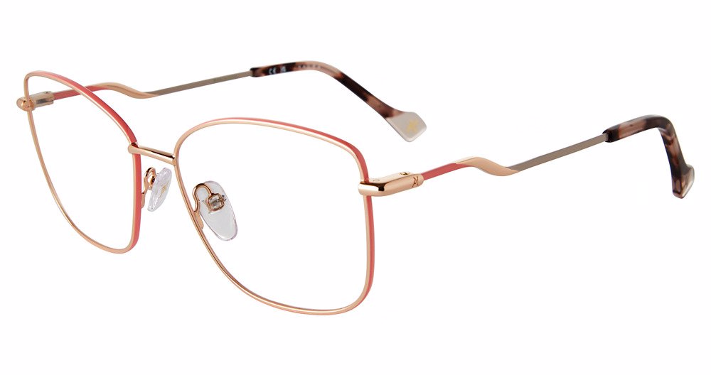 YALEA OPTICAL VYA119 Eyeglasses COPPER-GOLD-02AM 54mm