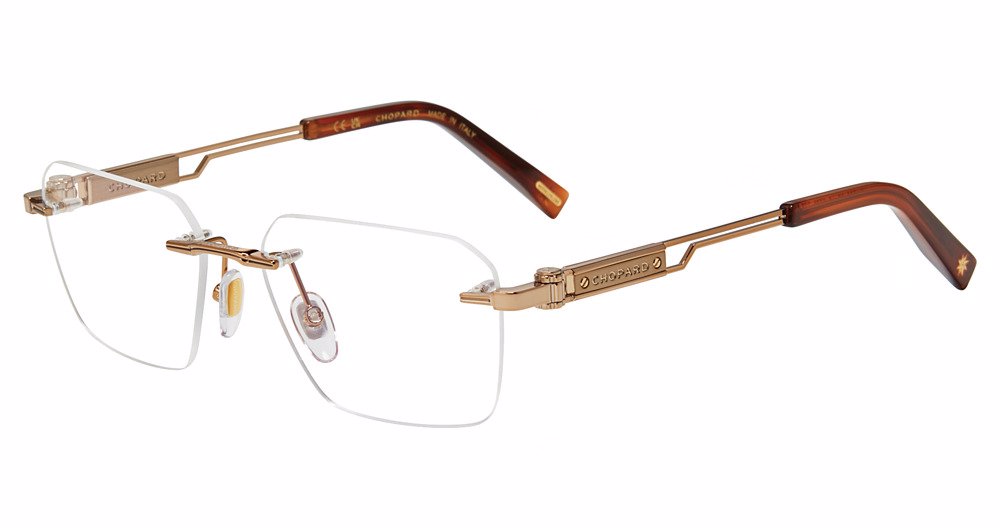 CHOPARD OPTICAL VCHG87 Eyeglasses GREY-GOLD-08FF 57mm