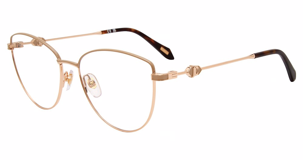 JUST CAVALLI OPTICAL VJC014 Eyeglasses COPPER-GOLD-COLOR–02AM 54mm