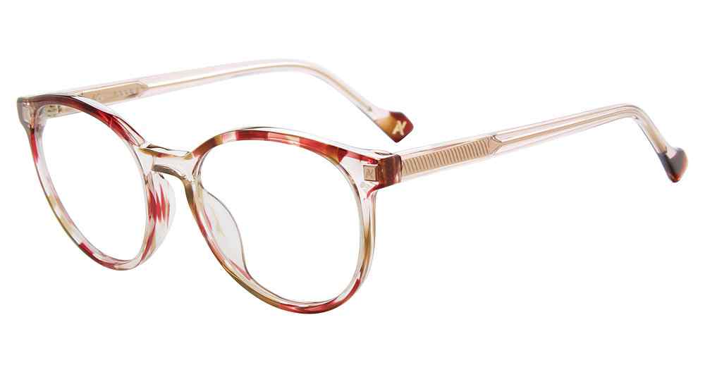 YALEA OPTICAL VYA046V Eyeglasses ROSE-09AH 50mm