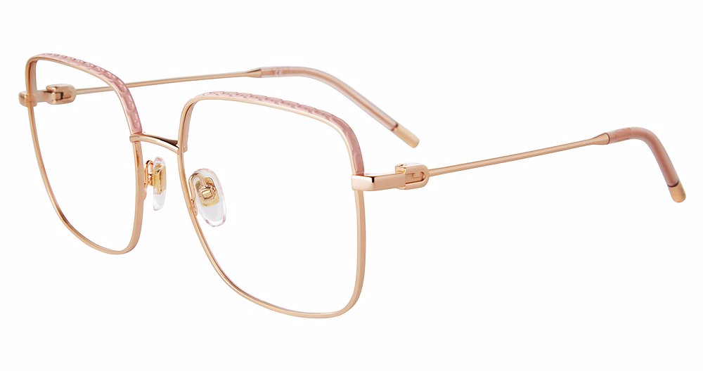 FURLA OPTICAL VFU638 Eyeglasses COPPER-GOLD-02AM 56mm