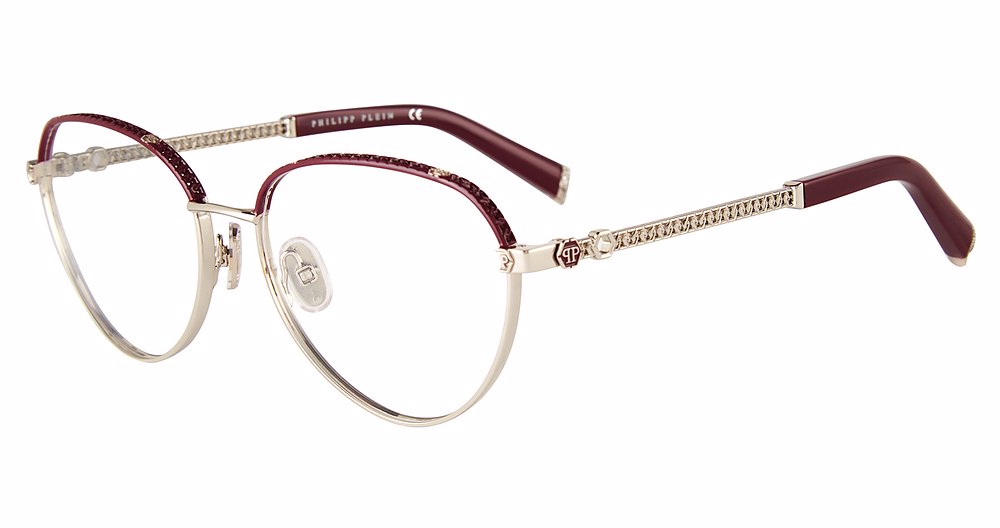 PHILIPP PLEIN OPTICAL VPP035S Eyeglasses SILVER-0522 57mm