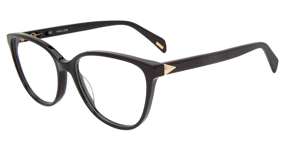 POLICE OPTICAL VPLD90M Eyeglasses BLACK-0700 54mm