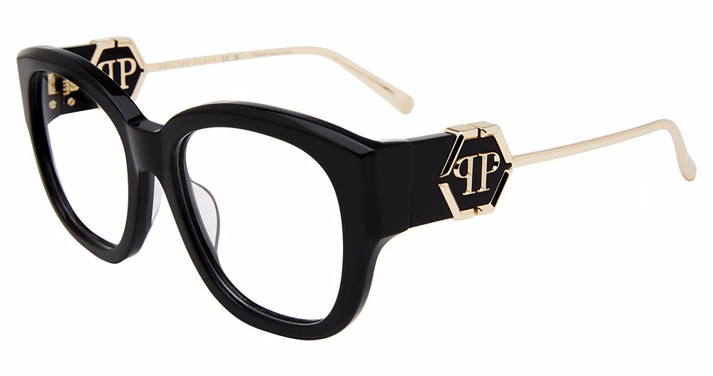 PHILIPP PLEIN OPTICAL VPP124M Eyeglasses BLACK-0700 53mm