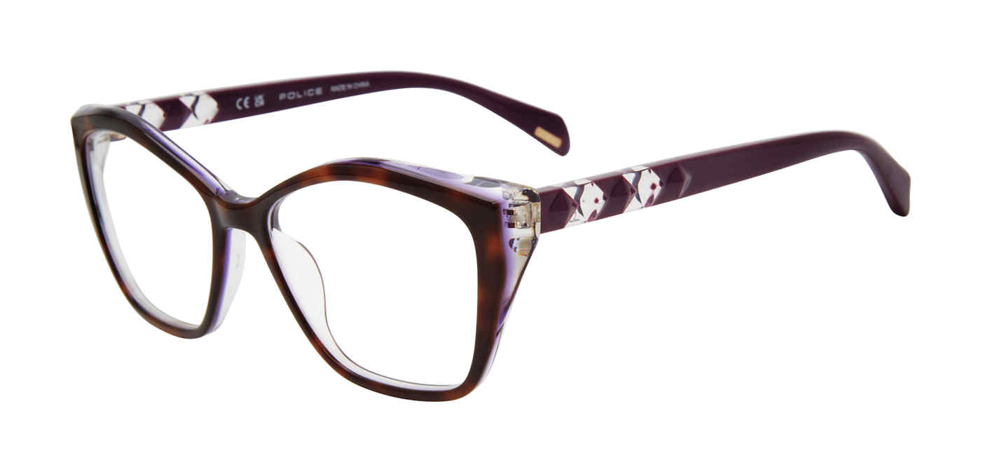 POLICE OPTICAL VPLL32 Eyeglasses MULTILAYER-HAVANA-0993 54mm