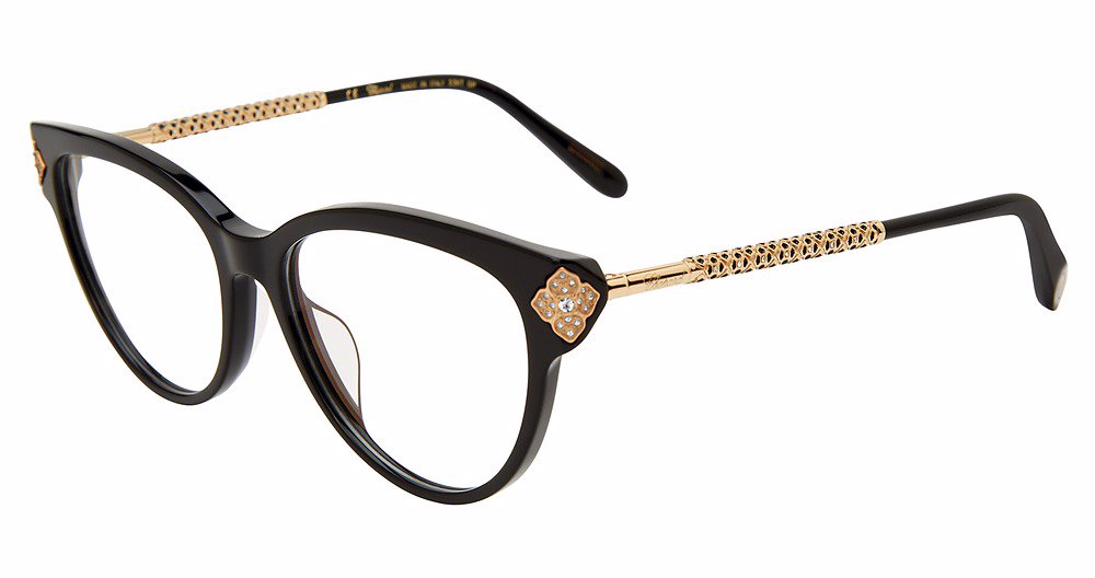 CHOPARD OPTICAL VCH332S Eyeglasses BLACK-0700 54mm