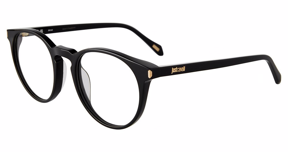 JUST CAVALLI OPTICAL VJC049 Eyeglasses SHINY-BLACK-0700 50mm