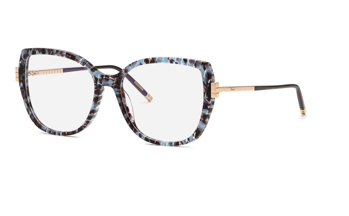 CHOPARD OPTICAL VCH360M Eyeglasses HAVANA-AZURE-0T66 55mm